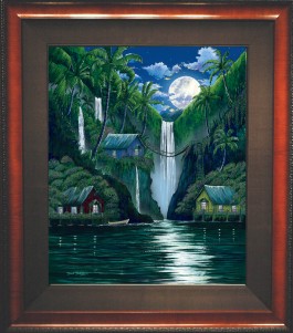 Moon Over the Falls - Limited Edition Giclee