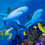 5054 Creature Feature Panel 2 Single Ceramic Tile
